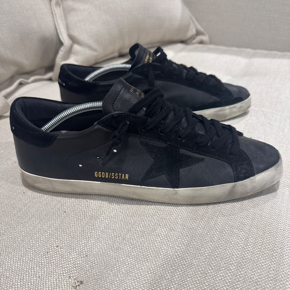 Golden Goose Sneakers in black nappa leather with black suede. EU45 - Picture 4 of 4